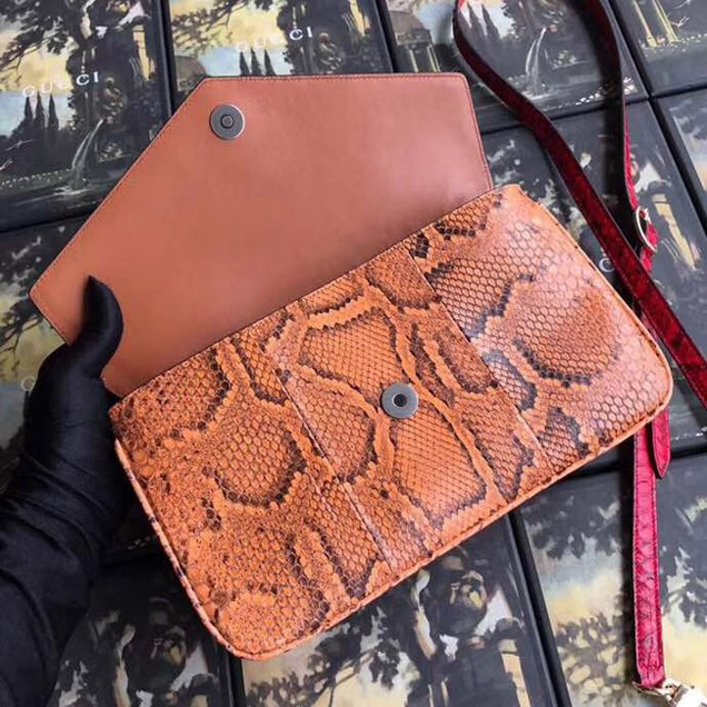 Gucci Medium double shoulder bag 524822 orange