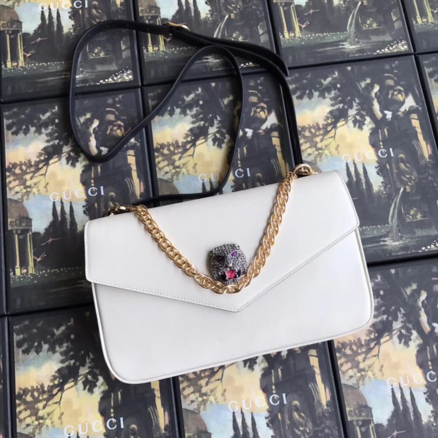 Gucci Medium double shoulder bag 524822 black