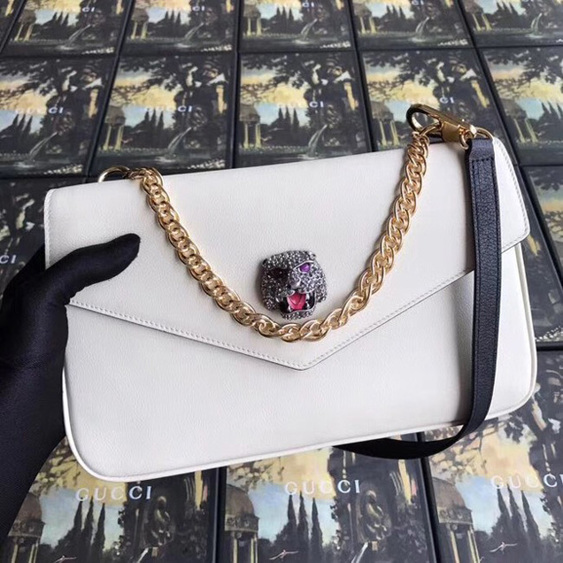 Gucci Medium double shoulder bag 524822 black
