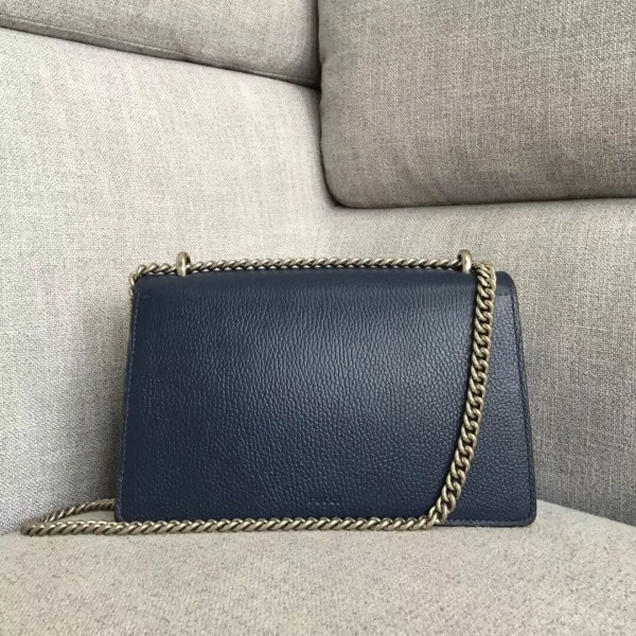Gucci Dionysus Leather Small Shoulder Bag Green 400249 Dark Blue  2017 Collection