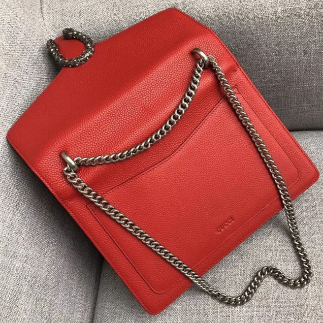 Gucci Dionysus Leather Medium Shoulder Bag 403348 Red 2018 Collection