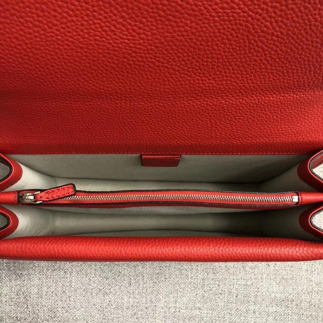 Gucci Dionysus Leather Medium Shoulder Bag 403348 Red 2018 Collection