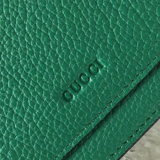 Gucci Dionysus Leather Medium Shoulder Bag 403348 Green 2018 Collection