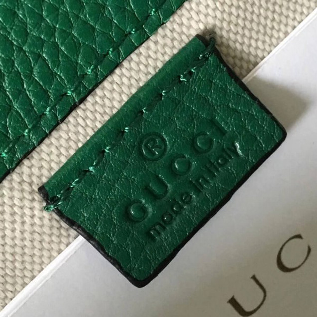 Gucci Dionysus Leather Medium Shoulder Bag 403348 Green 2018 Collection