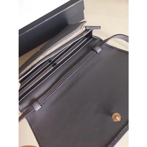 Gucci GG Signature Crossbody Bag 466507 Grey 2018