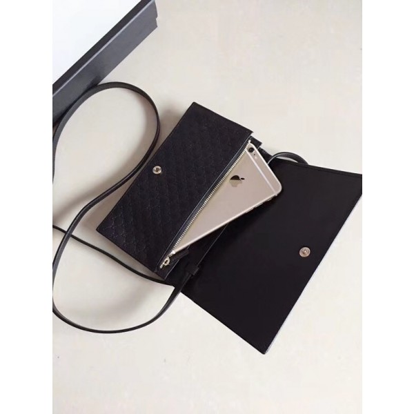Gucci GG Signature Crossbody Bag 466507 Black 2018