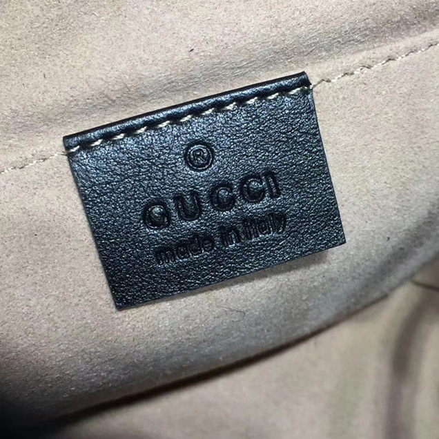 Gucci GG Marmont Matelasse Backpack 528129 Black 2018