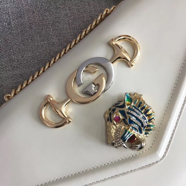 Gucci Rajah medium shoulder bag 537241 White 