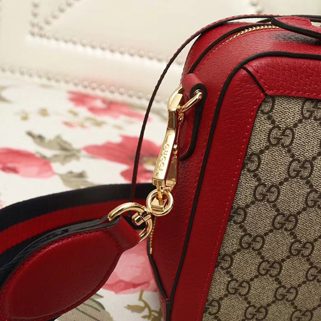 Gucci Ophidia Small GG Shoulder Bag 550622 Red