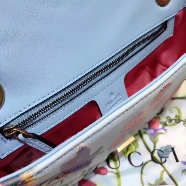 Gucci Unskilled Worker GG Marmont Small Shoulder Bag 443497 2018 Collection