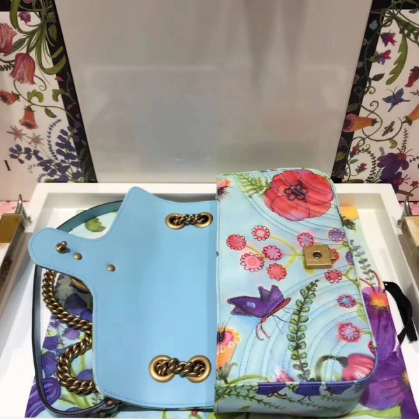 Gucci Unskilled Worker GG Marmont Small Shoulder Bag 443497 2018 Collection