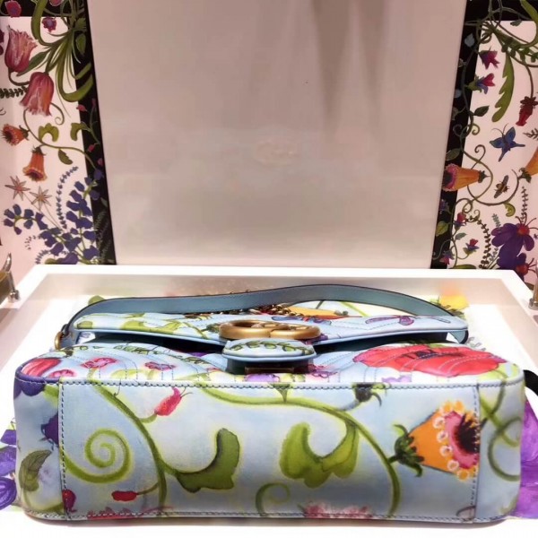 Gucci Unskilled Worker GG Marmont Small Shoulder Bag 443497 2018 Collection