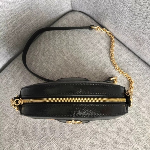 Gucci Suede Ophidia Mini Round Shoulder Bag 550618 Brown 2018 Collection