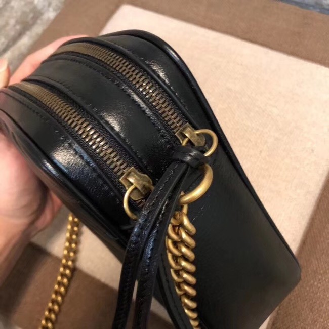 Gucci GG Marmont mini shoulder bag 550155 BLACK 