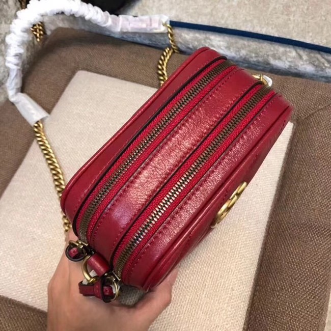 Gucci GG Marmont mini shoulder bag 550155 Red 