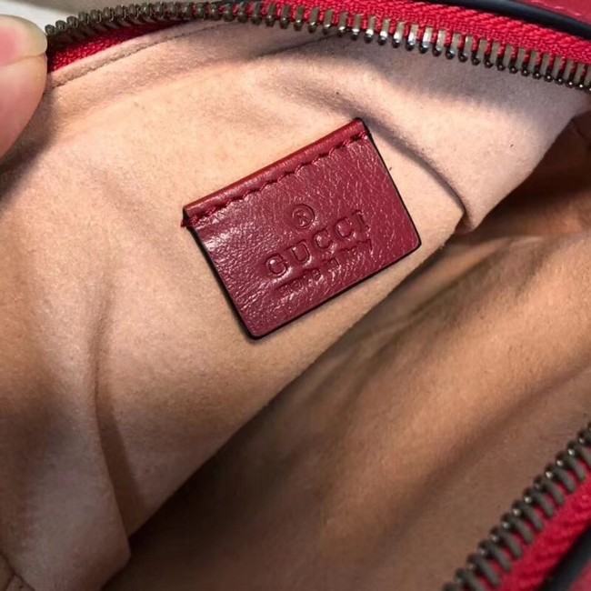Gucci GG Marmont mini shoulder bag 550155 Red 