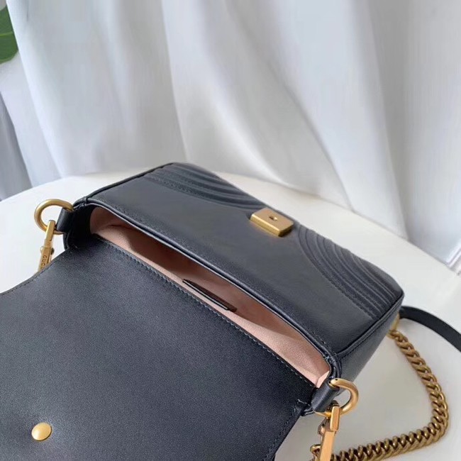 Gucci GG Marmont mini top handle bag 547260 black 