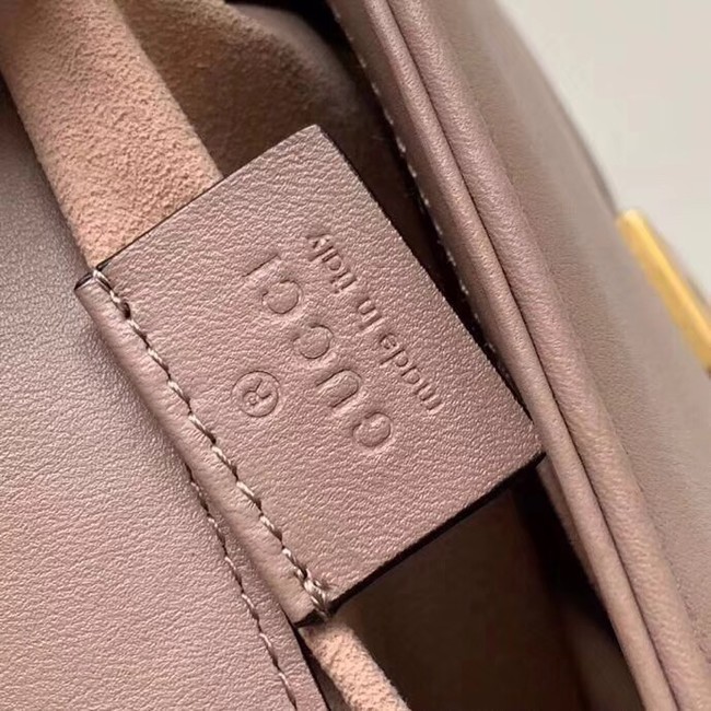 Gucci GG Marmont mini top handle bag 547260 Dusty pink 