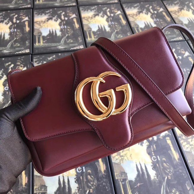 Gucci Arli small shoulder bag 550129 Burgundy 