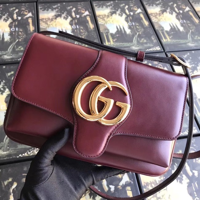 Gucci Arli small shoulder bag 550129 Burgundy 