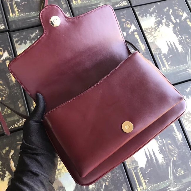 Gucci Arli small shoulder bag 550129 Burgundy 