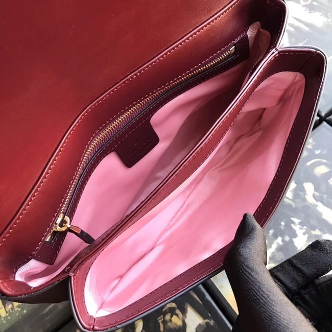 Gucci Arli small shoulder bag 550129 Burgundy 