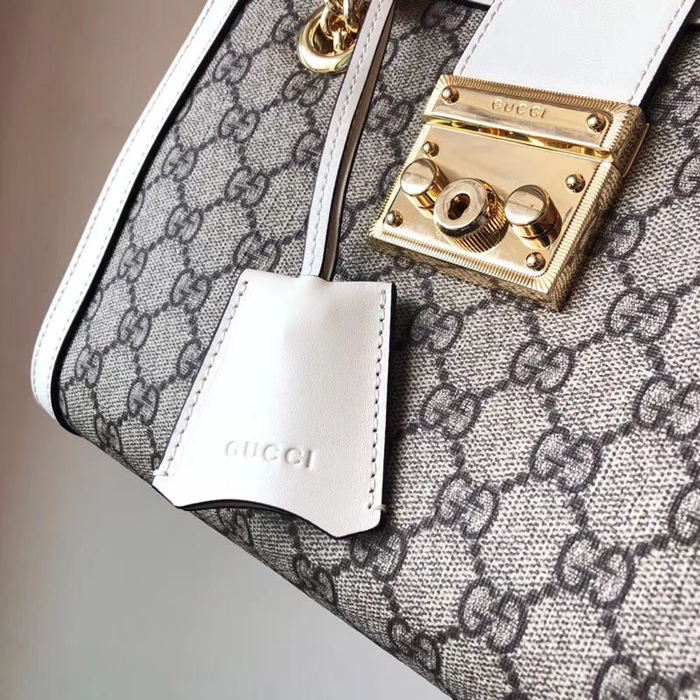 Gucci Padlock GG Small Shoulder Bag 479197 White