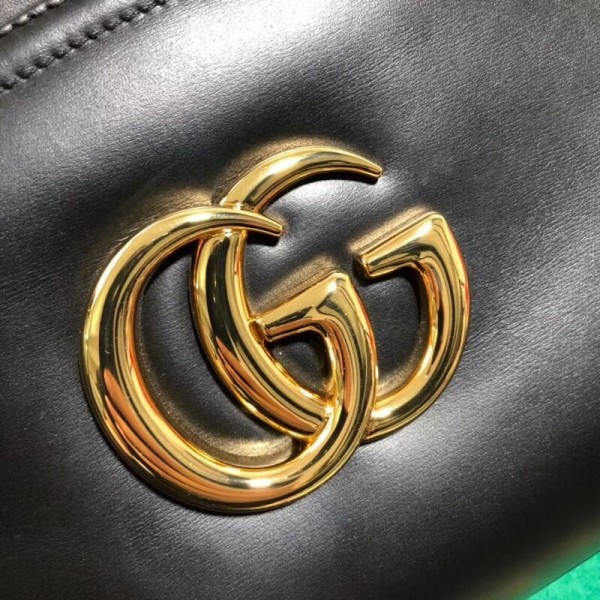 Gucci Arli Large Top Handle Bag 550130 Black 2018