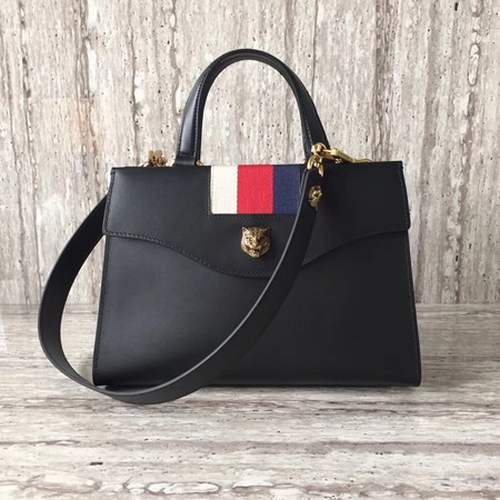 Gucci GG Marmont Small Top Handle Bag 476472 Black 