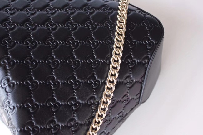 Gucci Signature large hobo bag 477324 black 