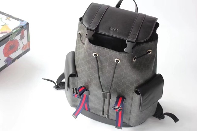 Gucci Soft GG Supreme backpack 495563 black 