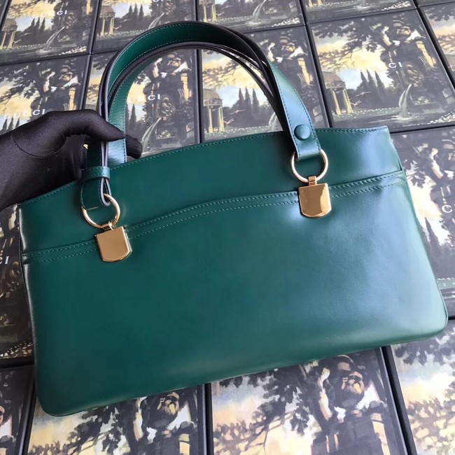 Gucci Arli large top handle bag 550130 green 