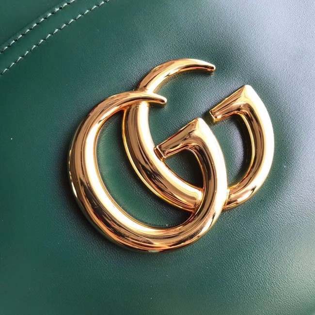 Gucci Arli large top handle bag 550130 green 