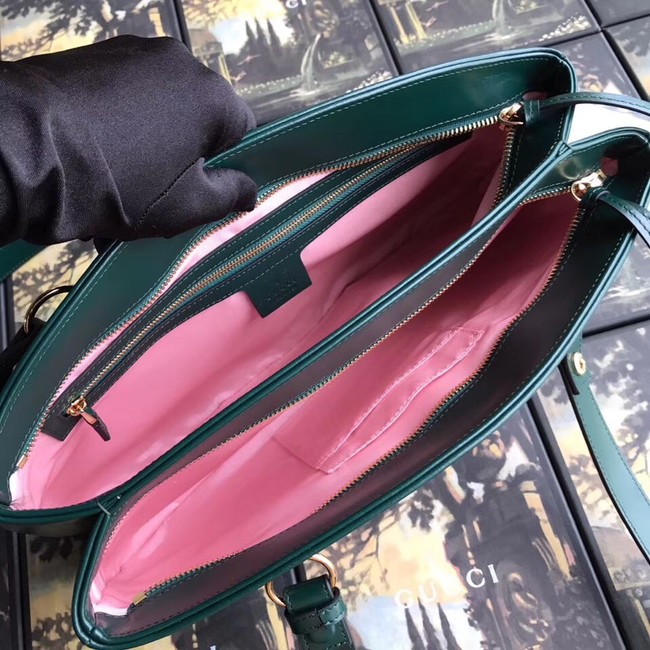 Gucci Arli large top handle bag 550130 green 