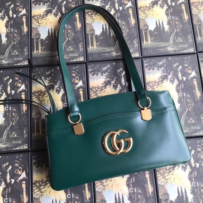 Gucci Arli large top handle bag 550130 green 