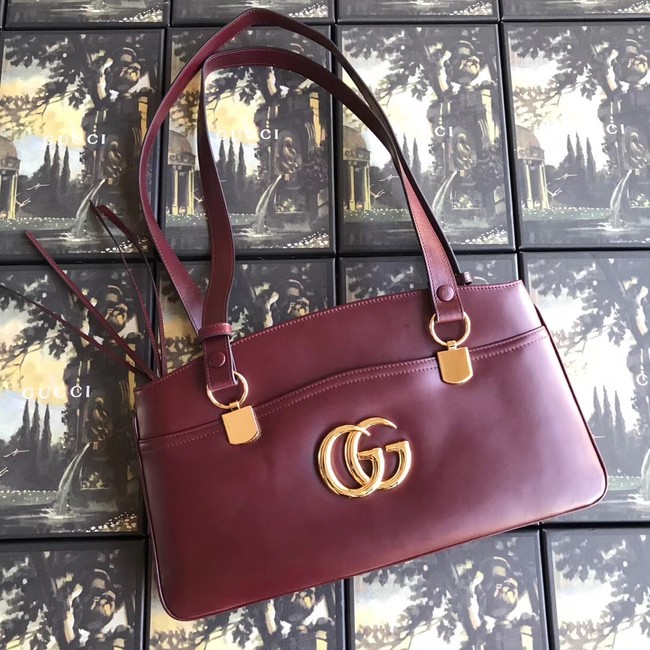 Gucci Arli large top handle bag 550130 Burgundy 