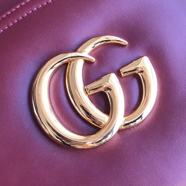 Gucci Arli large top handle bag 550130 Burgundy 
