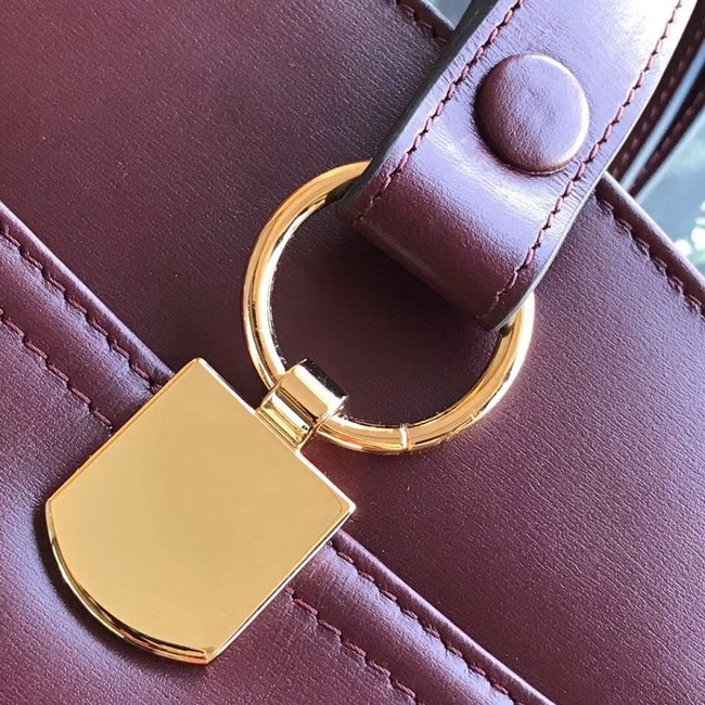 Gucci Arli large top handle bag 550130 Burgundy 