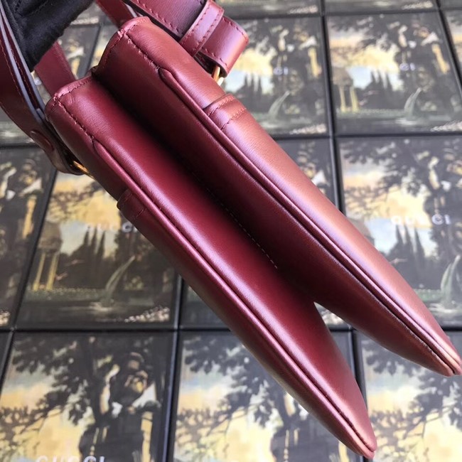 Gucci Arli large top handle bag 550130 Burgundy 