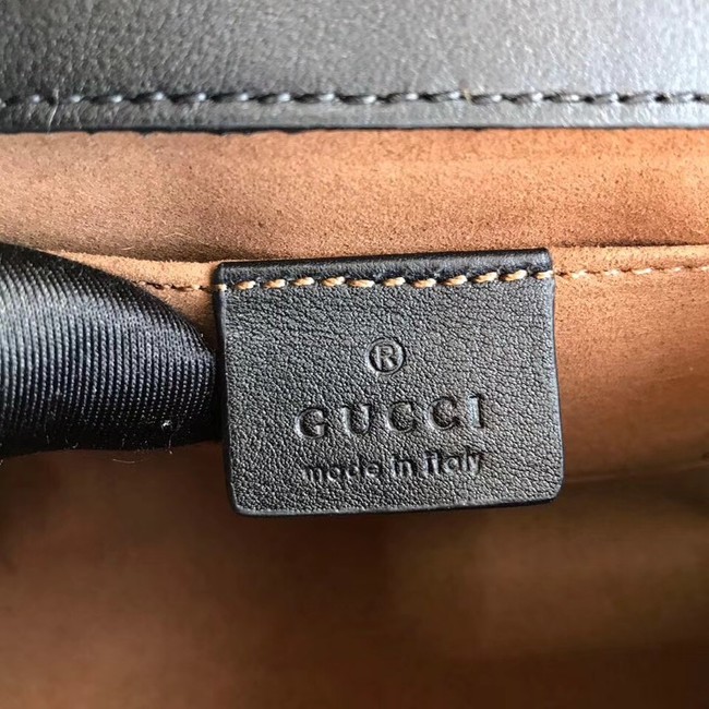 Gucci Padlock small GG shoulder bag 409487 black 