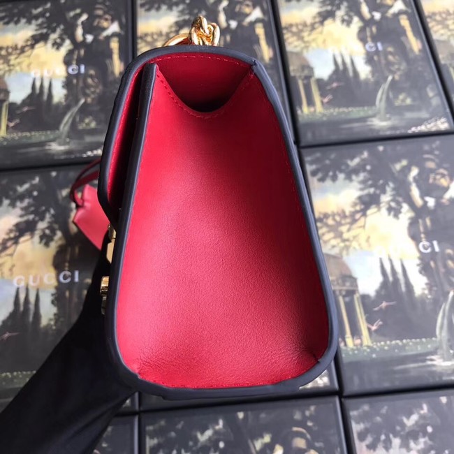 Gucci Padlock small GG shoulder bag 409487 red 