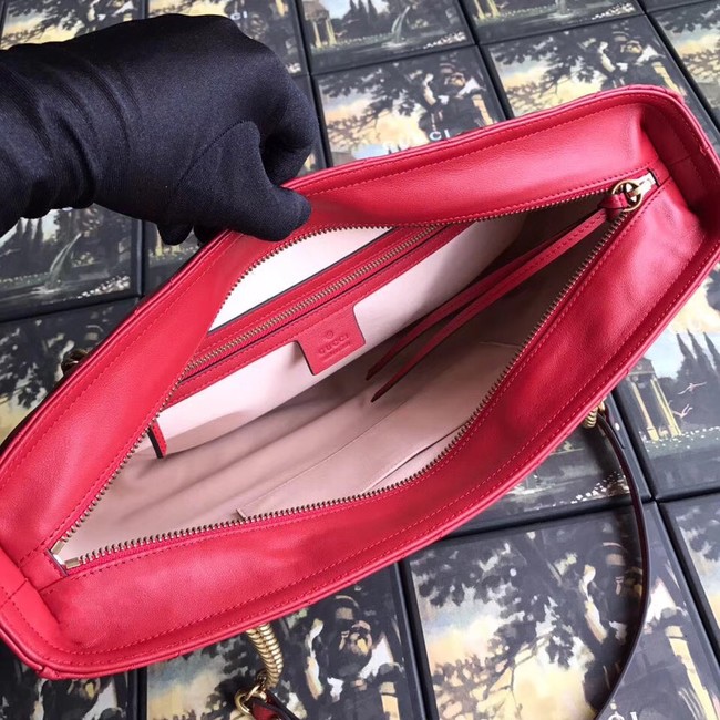 Gucci GG Marmont matelasse medium tote 524578 red 