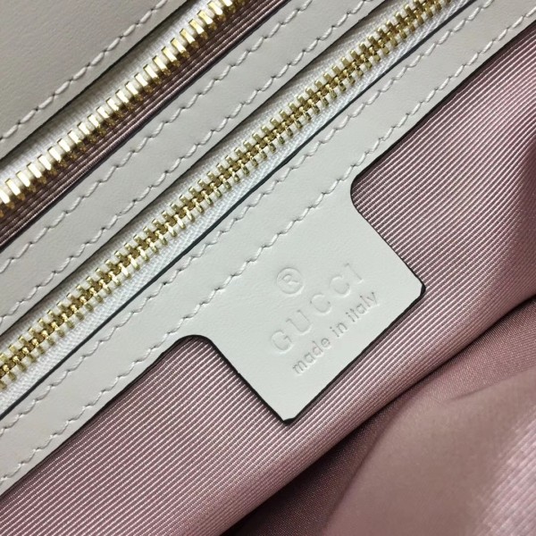 Gucci Arli Large Top Handle Bag 550130 White 2018