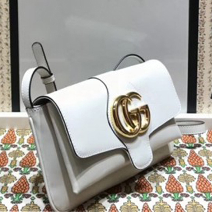 Gucci Arli Small Shoulder Bag 550129 White 2018