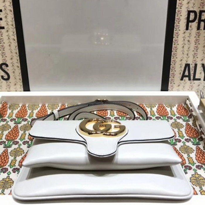 Gucci Arli Small Shoulder Bag 550129 White 2018