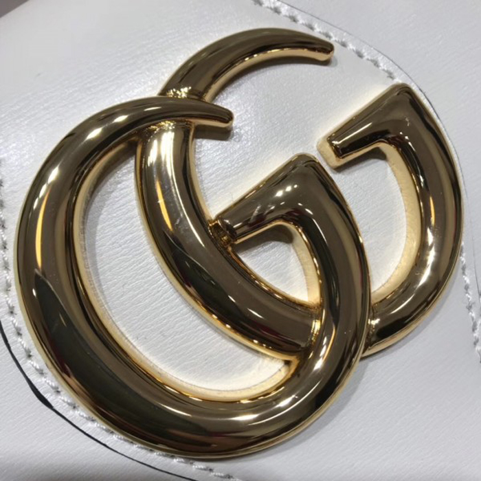 Gucci Arli Small Shoulder Bag 550129 White 2018
