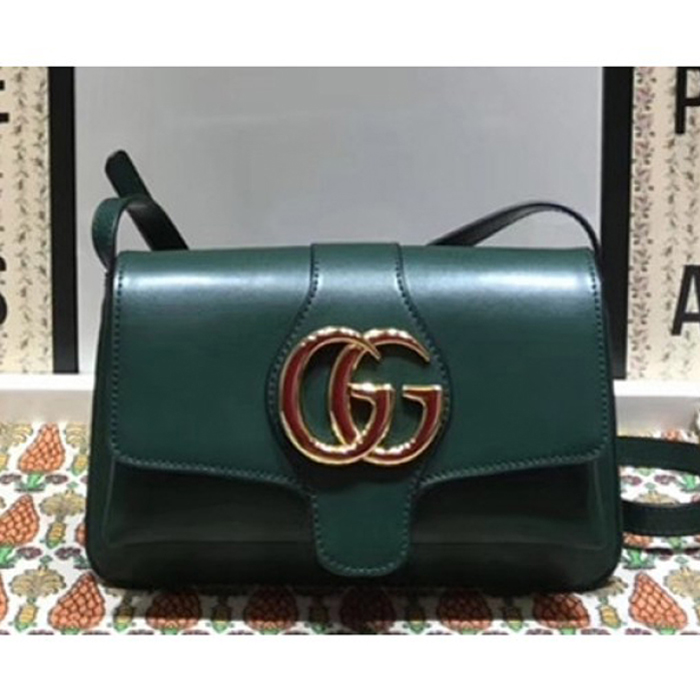 Gucci Arli Small Shoulder Bag 550129 Green 2018