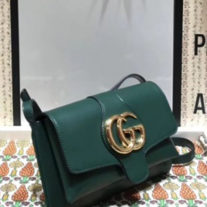Gucci Arli Small Shoulder Bag 550129 Green 2018