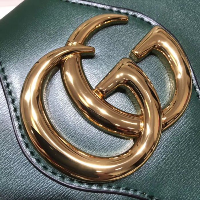 Gucci Arli Small Shoulder Bag 550129 Green 2018