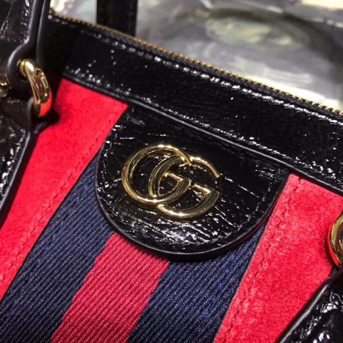 Gucci Ophidia Small Suede Tote Bag 547551 Red 2018